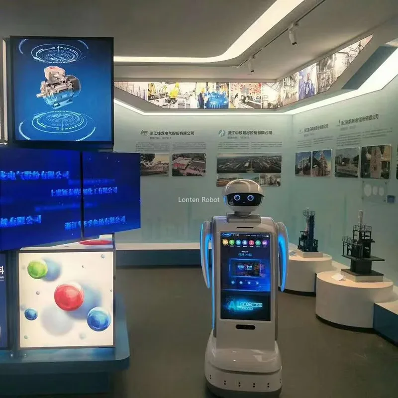 New Welcome Explanation, Reception and Leading, Service Robot, Exhibition Hall, AI Shopping Guide Q&A