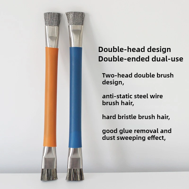 Anti-Static Dual head motherboard brush for Mobile Motherboard Repair IC Pad Har