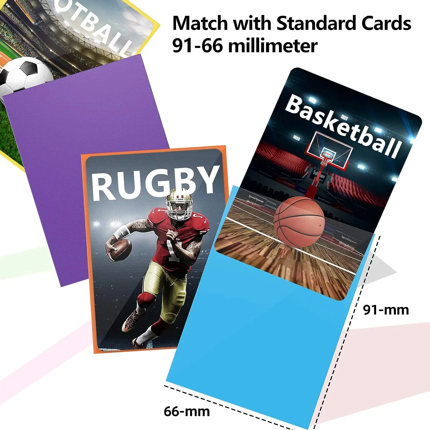 Sharkbang New Arrival 100pcs/Lot Holo Card Sleeves 66x91mm Laser Kpop Holders For Postcards Films Game Cards Photocard Protector 5