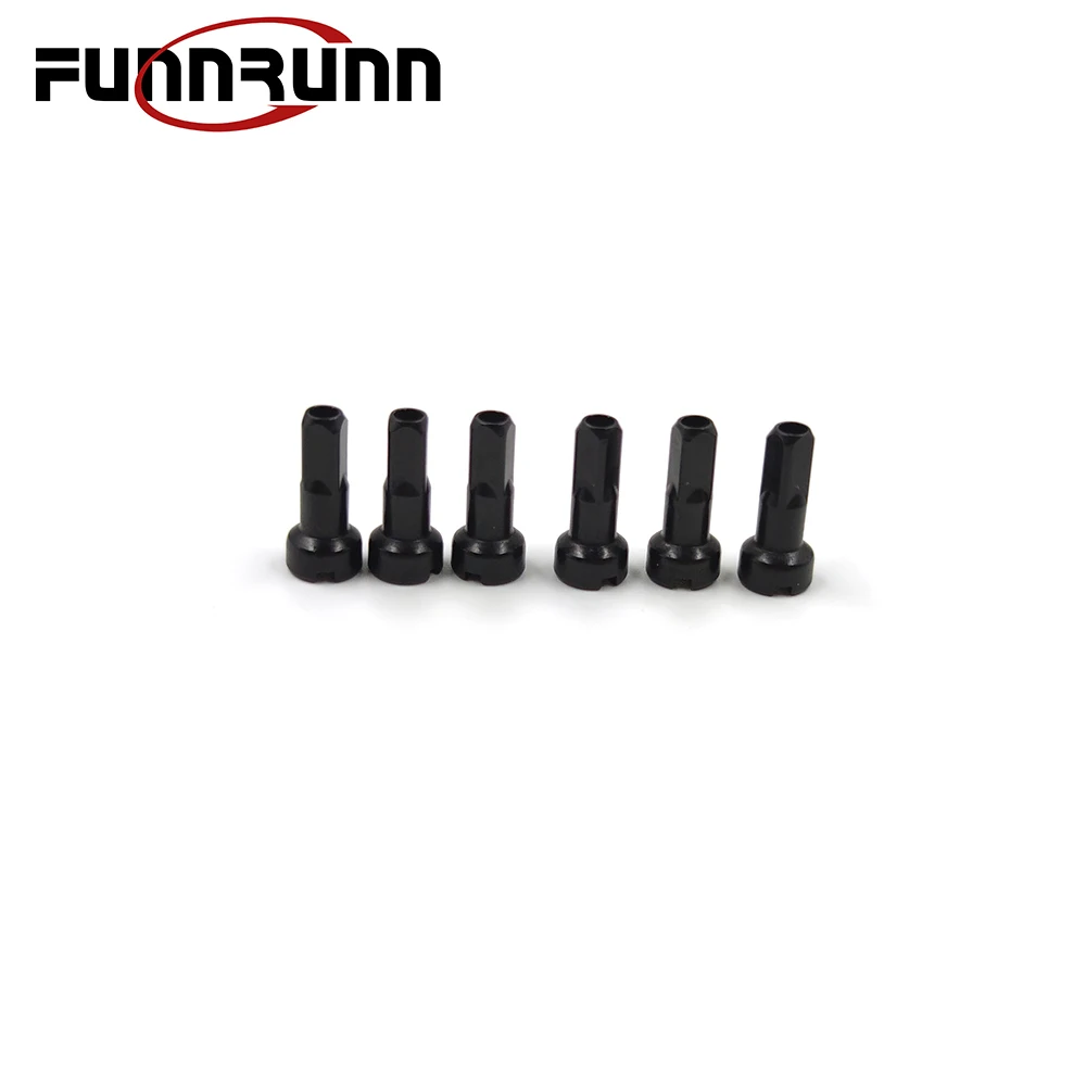 Pillar MV 14G 2.0 Round Head Aluminum Alloy Nipples 12mm 14mm 16mm Black High Strength 14 Gauge MTB Road Bike Spoke Weight 0.4g