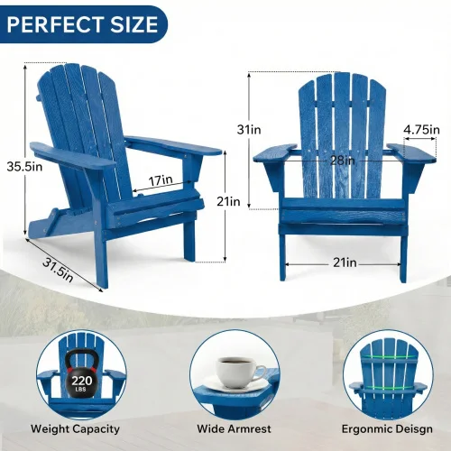 Wooden Folding Adirondack Chair 3