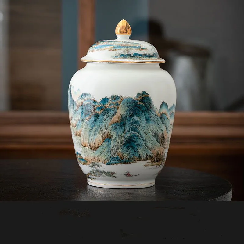 tanque doméstico umidade-prova grande porcelana jar casa
