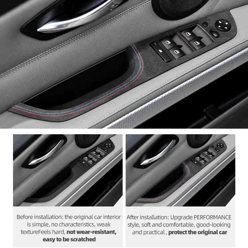 For BMW 3 Series E90 E92 E93 M Performance Window Switch Trim Cover Sticker 2005-2012 Interior Tuning Car Accessories car interior trim