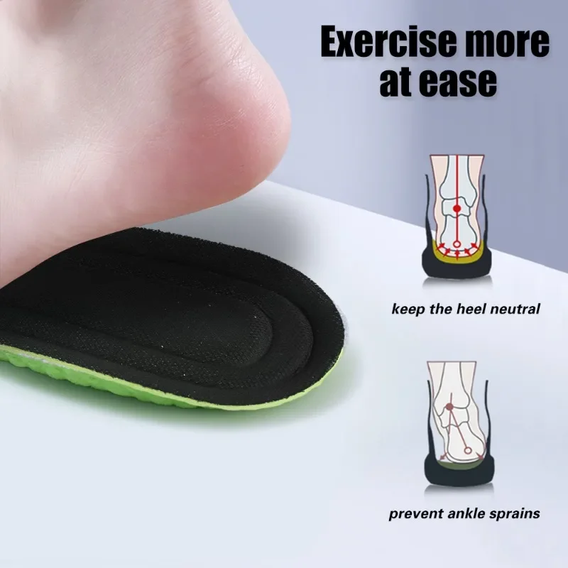 Shoe Insoles Orthopedic Insoles Soft Massage Breathable Arch Support Unisex Deodorant Memory Sponge Sports Feet Care