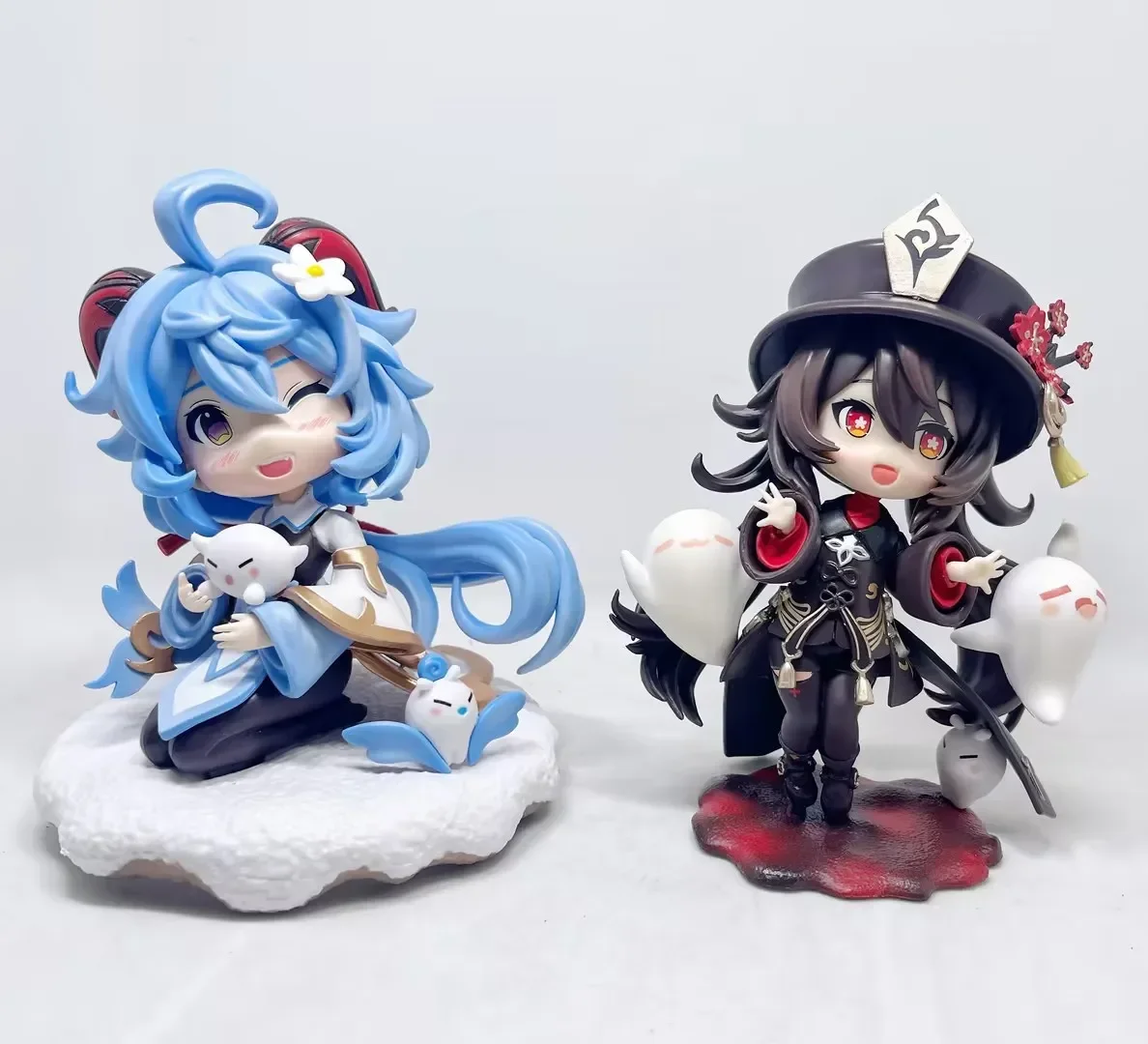 thumbnail image 1 of 17cm Anime Genshin Impact Game Hu Tao Ganyu Figure Gk Kawaii Beautiful Girl Statue Pvc Model Action Figurine Collection Toy Gift, 1 of 5