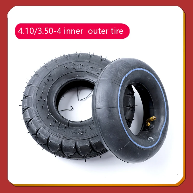 

4.10/3.50-4 Pneumatic Inner and Outer Tires are Suitable for Electric Tricycles, Electric Scooters and Warehouse Vehicles