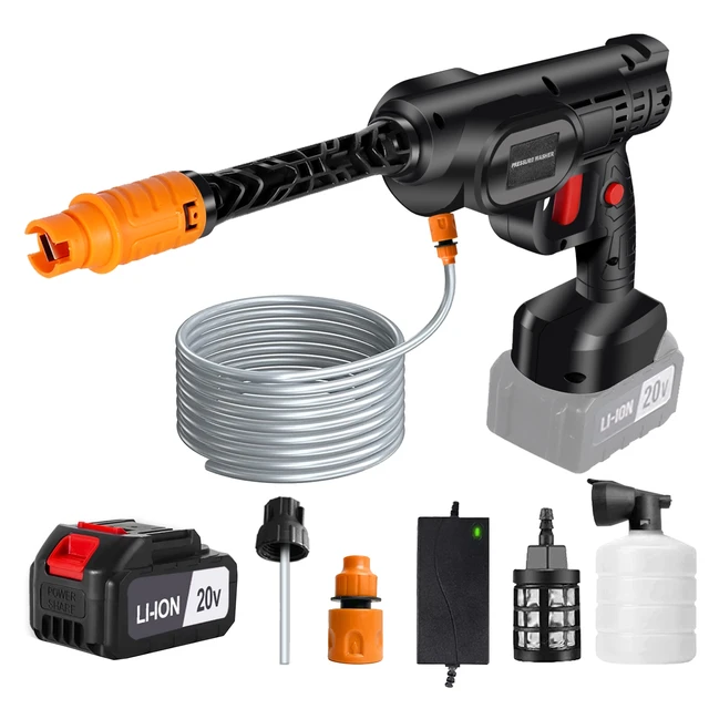"Wireless Car Wash Gun with High Pressure Spray Nozzle" 1