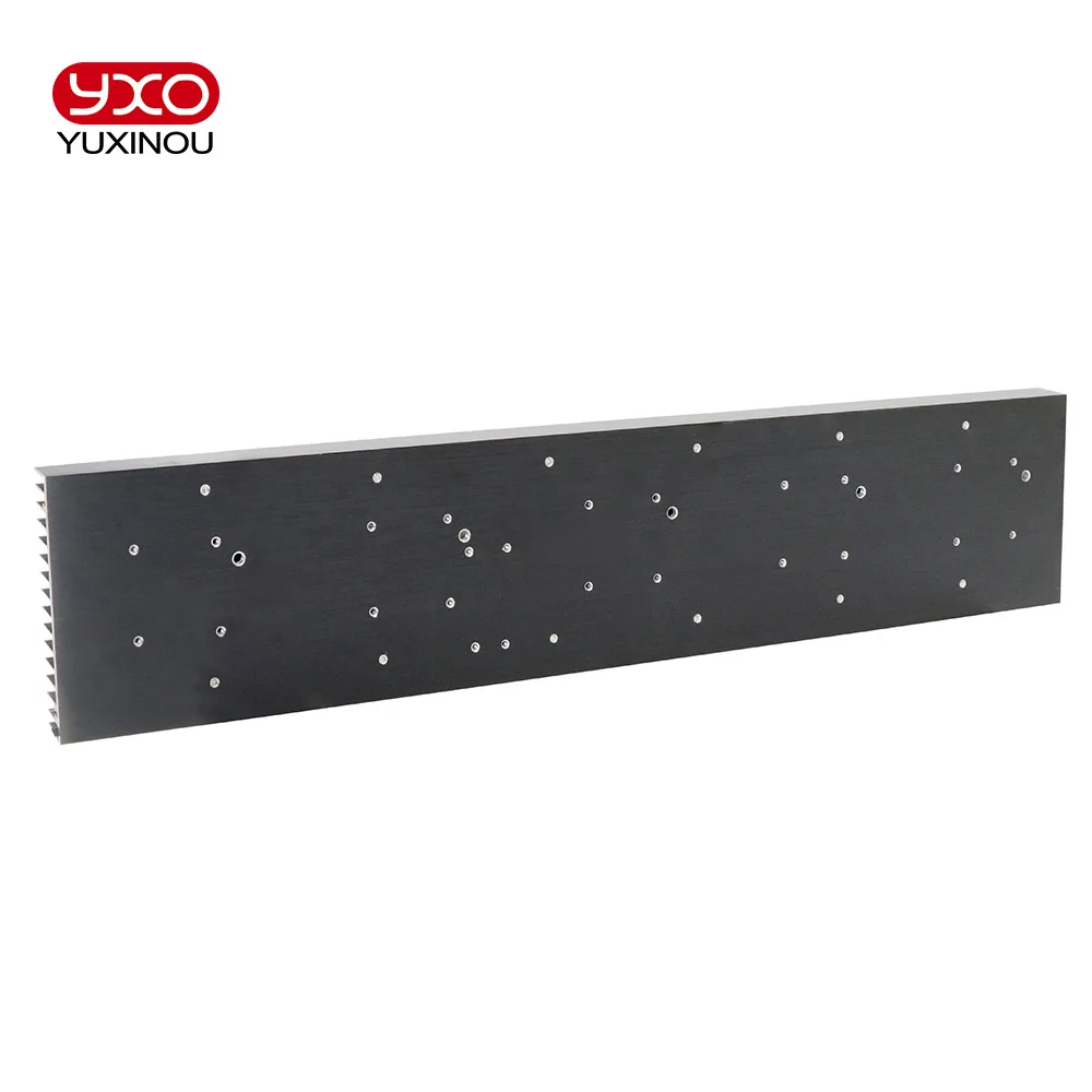 500x100x40mm Aluminum Heatsink With 110V/220V Fan For 200W 500W LED light Cooling Cooler LED Plants Growing Indoor Lighting