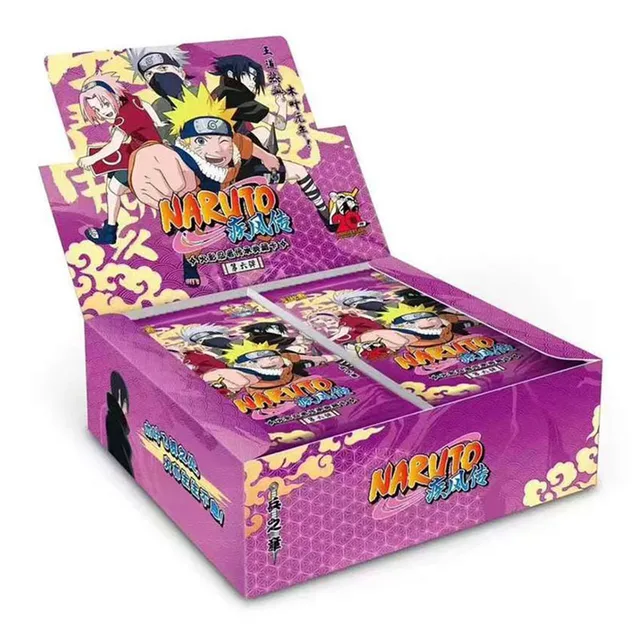 KAYOU Original Naruto Complete Series Card Booster Pack Anime Figure Rare Collection Cards Flash Card Toy For Children Xmas Gift 2