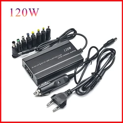 Universal Adjustable Car Charger AC/DC Power Adapter with USB (120W US)