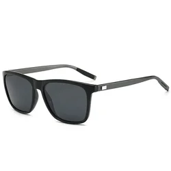 Polarized UV400 Men's Dazzle Color Retro Designer Sunglasses (As Picture)
