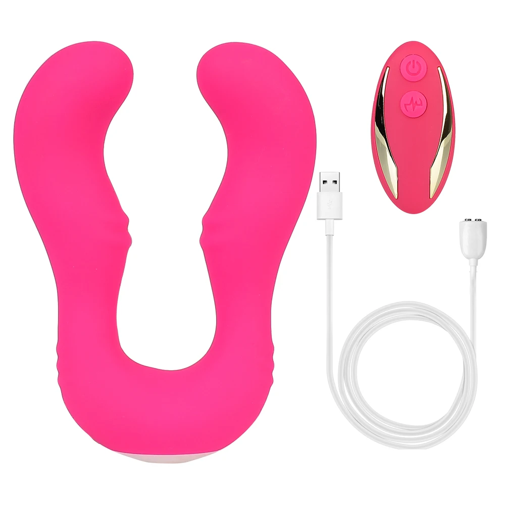 Draadloze clitoris- en tepelstimulator met afstandsbediening_voghion.com