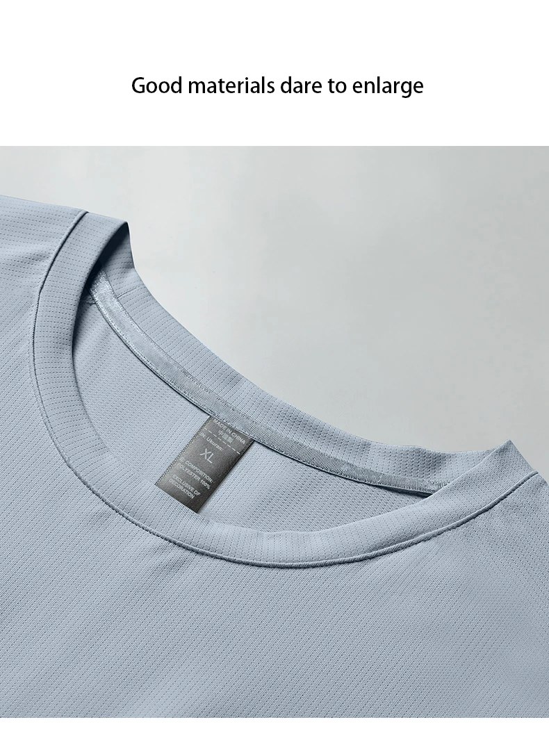 2025 Men's fashion T-shirt stretch demonstration