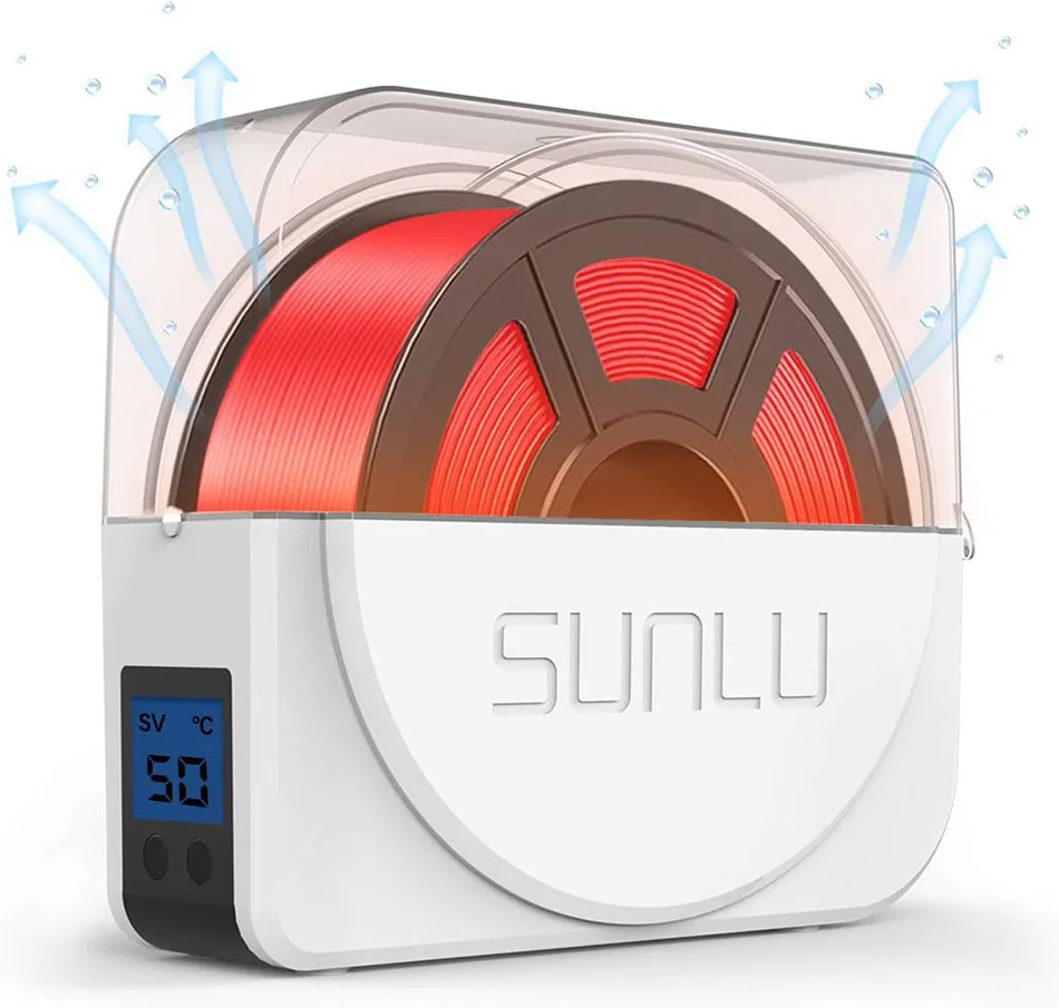SUNLU S1 Plus 3D 프린터 필라멘트 건조기, 선풍기 업그레이드 필라멘트 탈수기 보관 드라이 박스, 1.75mm, 3.00mm, 1kg 3D 필라멘트