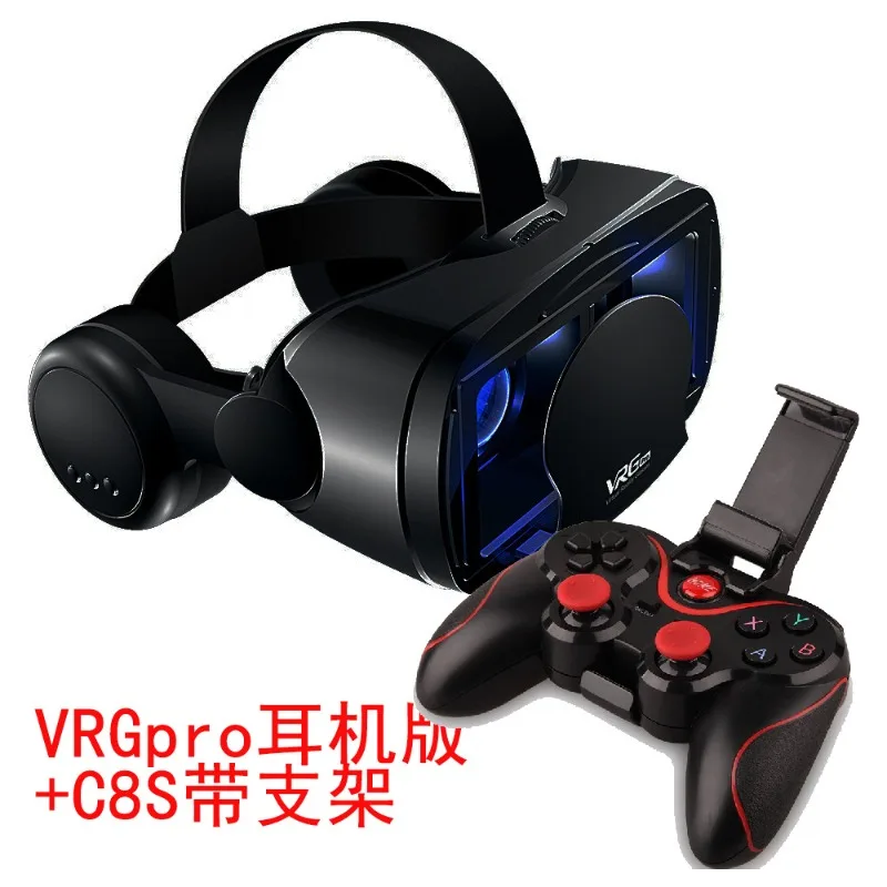 VR Glasses Virtual Reality 3D VR Glasses Google Cardboard Headset for Use with Smartphone Android Virtual Glasses with Gamepad 147 S2fffbaa33397426f9a1ec3f6e8b025aeC