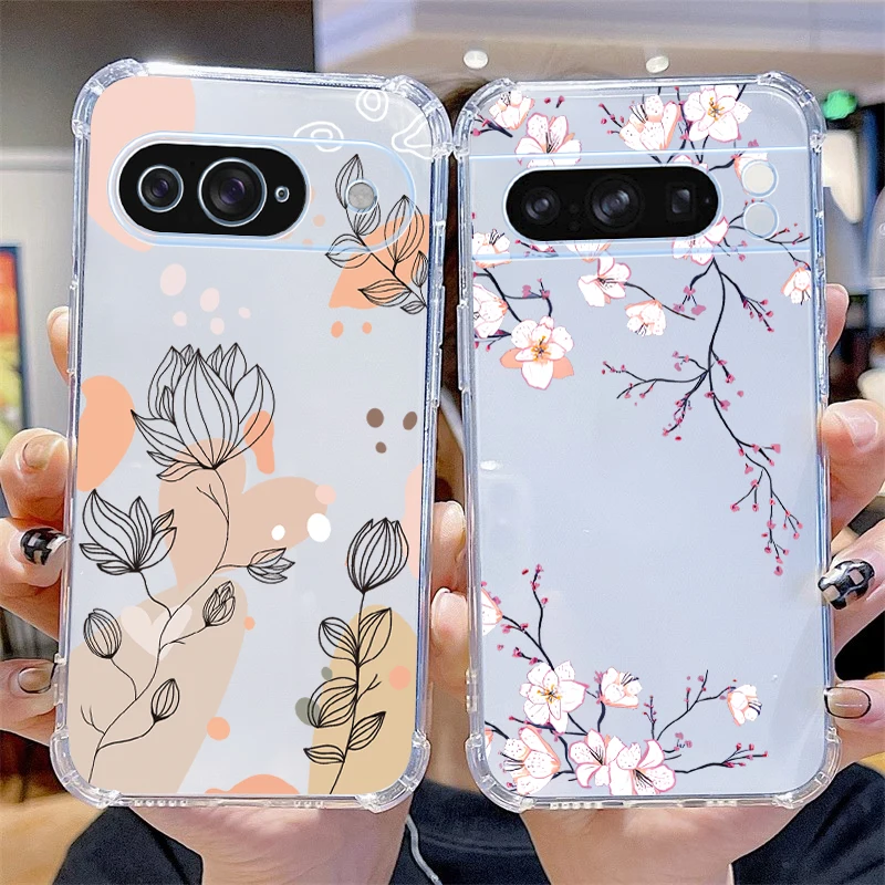 Floral Transparent Phone Case
