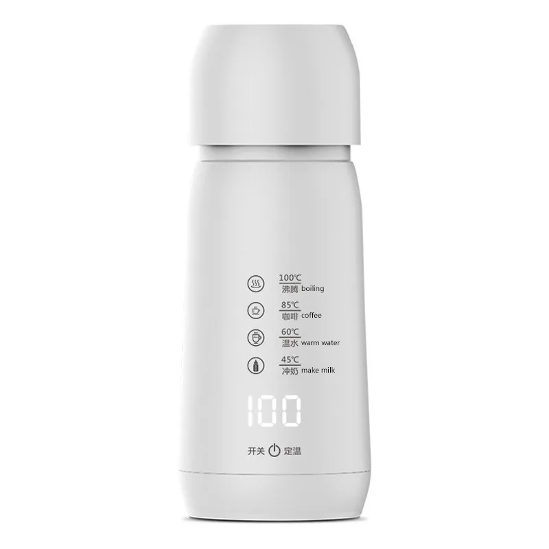 Electric Water Kettle Portable 400ml Thermo Pot Fast Boiling 220v