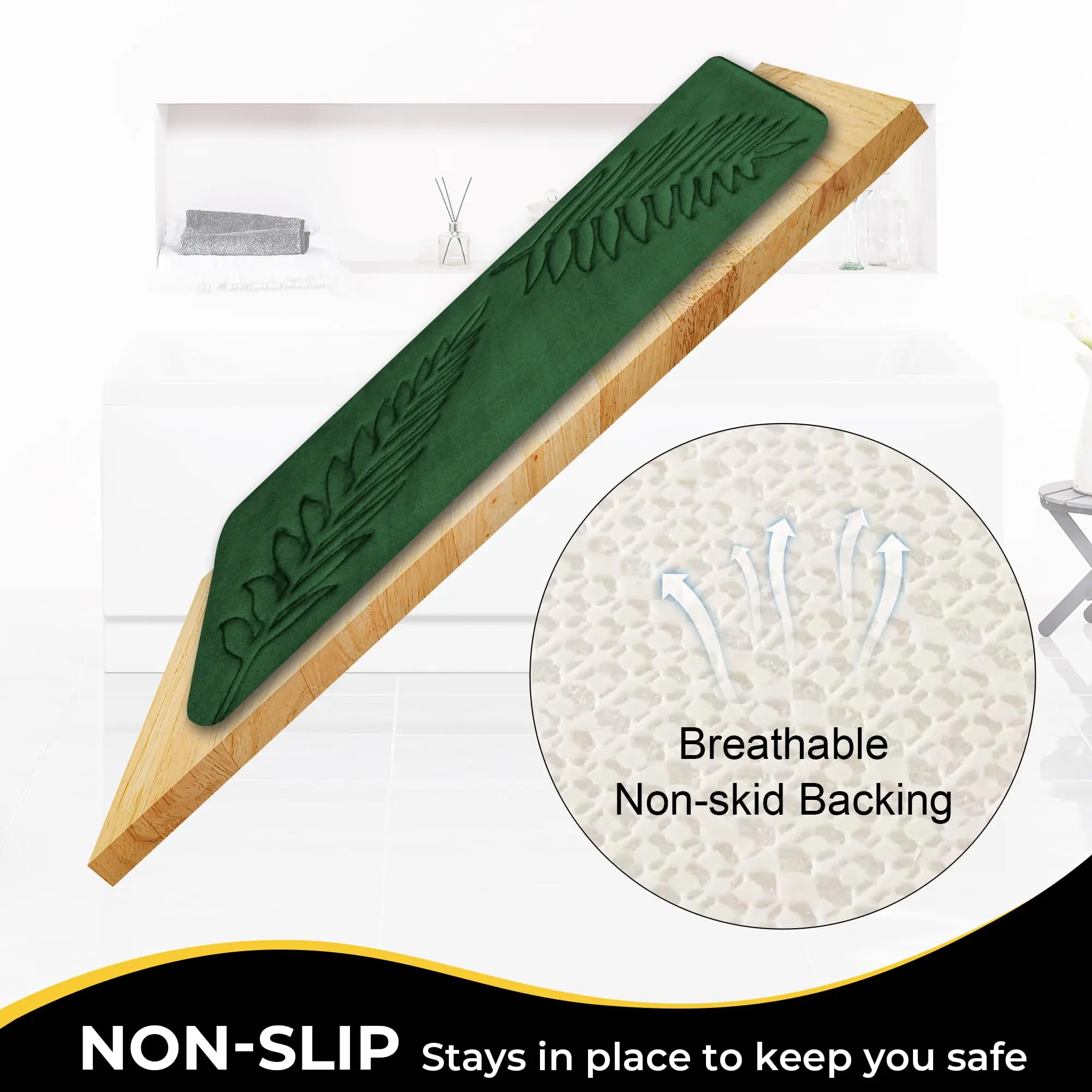 Fashion Bath Rug Soft Non-Slip Quick Dry Bath Mat Absorbent floor mat bathroom mat Machine Washable Shower Anti-slip Carpet