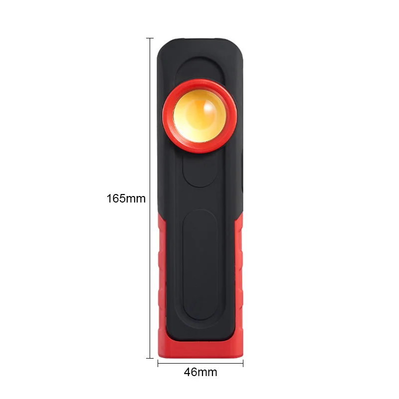 Magnetic Flashlight COB LED Work Light Torch Portable USB Inspection Light Lantern Hook COB Hanging Camping 3 Mode