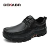 DEKABR Genuine Leather Men Shoes Casual Autumn Summer Fashion Shoes For Men Designer Classical Working Comfort Men Oxfords 1