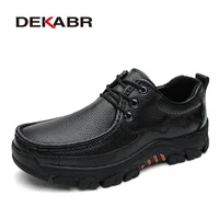 DEKABR Genuine Leather Men Shoes Casual Autumn Summer Fashion Shoes For Men Designer Classical Working Comfort Men Oxfords 1