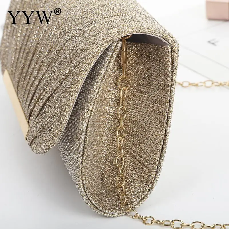 Fashion Women Evening Bag Brand Party Banquet Glitter Bag For Ladies Wedding Clutches Handbag Shoulder Bag Chain Bolsas Mujer