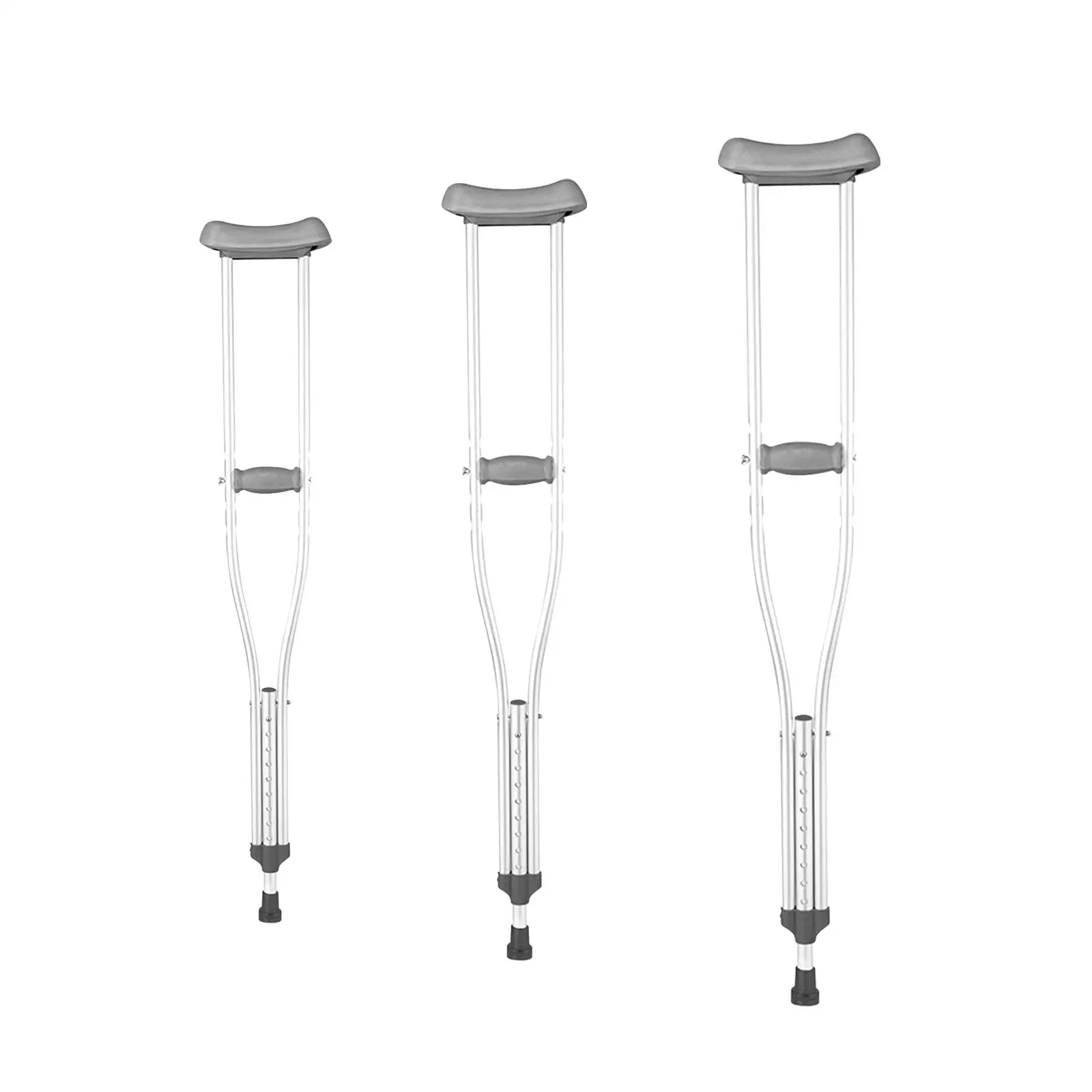 Unterarmkrücke, leicht, rutschfest, höhenverstellbar, Gehhilfe, Gehstock für Frauen, Erwachsene, ältere Menschen, Behinderte, Männer Underarm Crutch Lightweight Anti Slip Adjustable Height Walking Aid Walking Stick for Women Adult Elderly Disabled People Men
