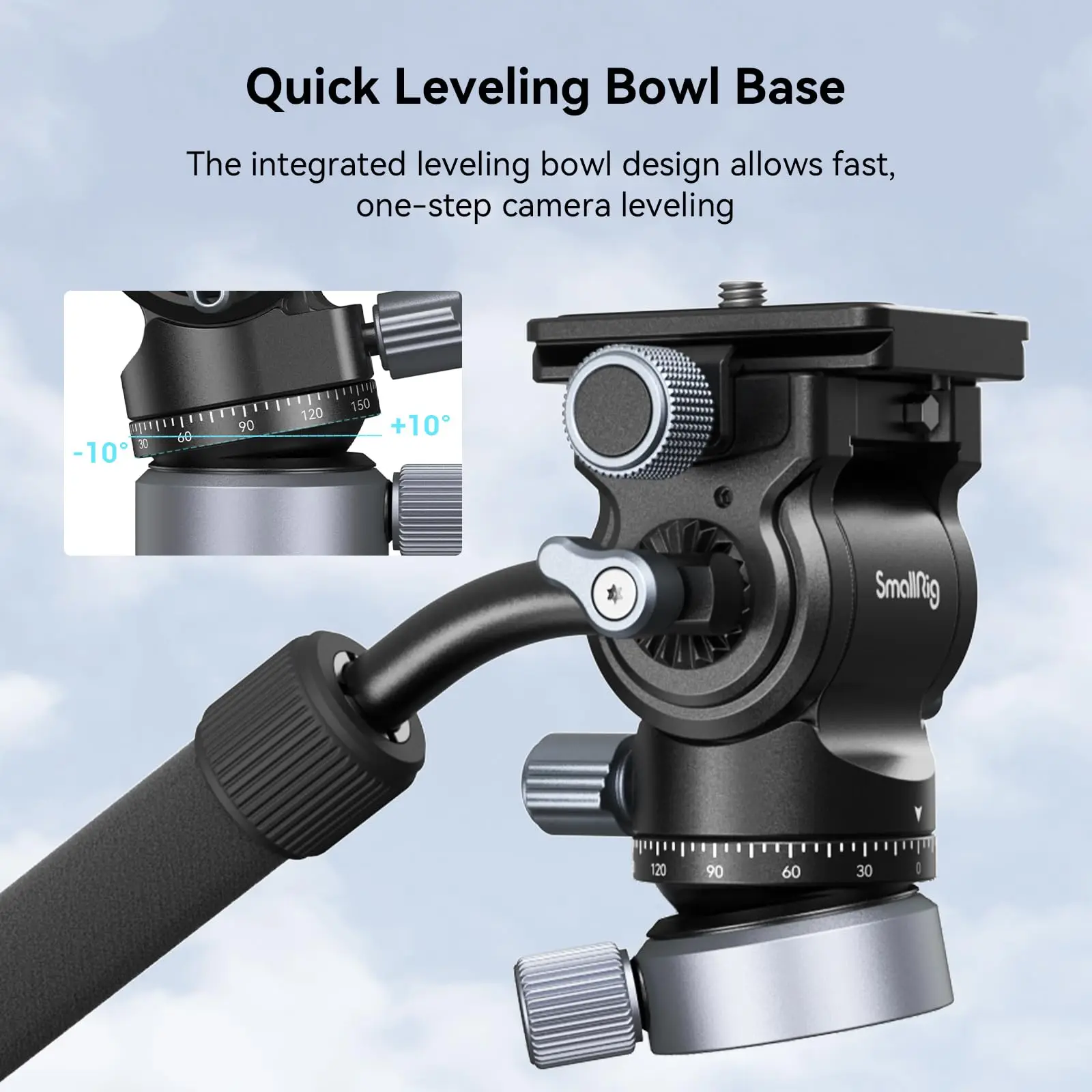 Travel Video Tripod Kit Lightweight Tripods with 360° Video Head for Arca-Swiss