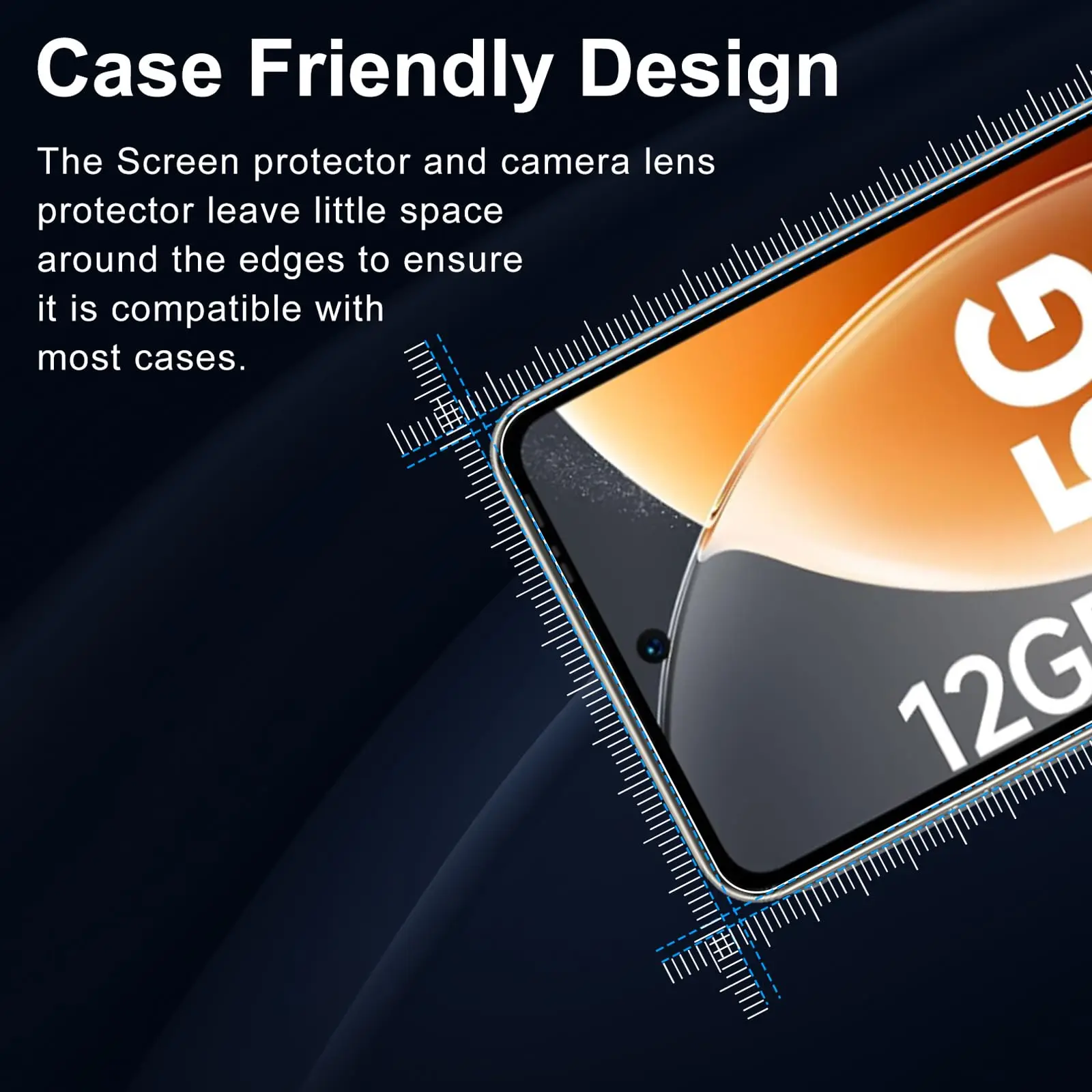 Ultra-Clear Tempered Glass Screen Protector - Premium 9H Hardness, Anti-Scratch, Case Friendly