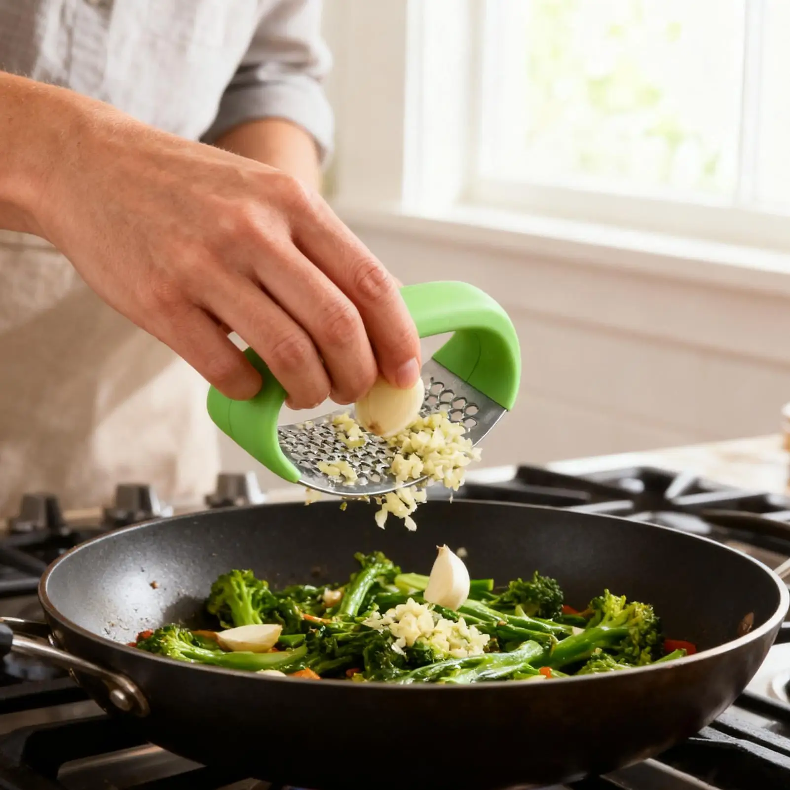 New Stainless Steel Garlic Press Heavy Duty Rust-Proof Ginger Crusher & Rocker For Kitchen, Restaurant, Home, Easy Squeeze 6 küchexyz.de S300084cfd5c04f83bf18c3f44498463dZ küchexyz.de Best Price | Fast Delivery |Quality Product New Stainless Steel Garlic Press Heavy Duty Rust-Proof Ginger Crusher & Rocker For Kitchen, Restaurant, Home, Easy Squeeze