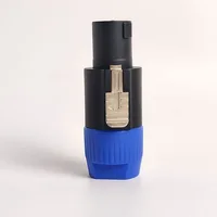 4/10/20pcs NL4FC Compatible 4-Pin Speaker Connector - Aviation Aluminum Locking Plug with Tool-Free Splicing 3