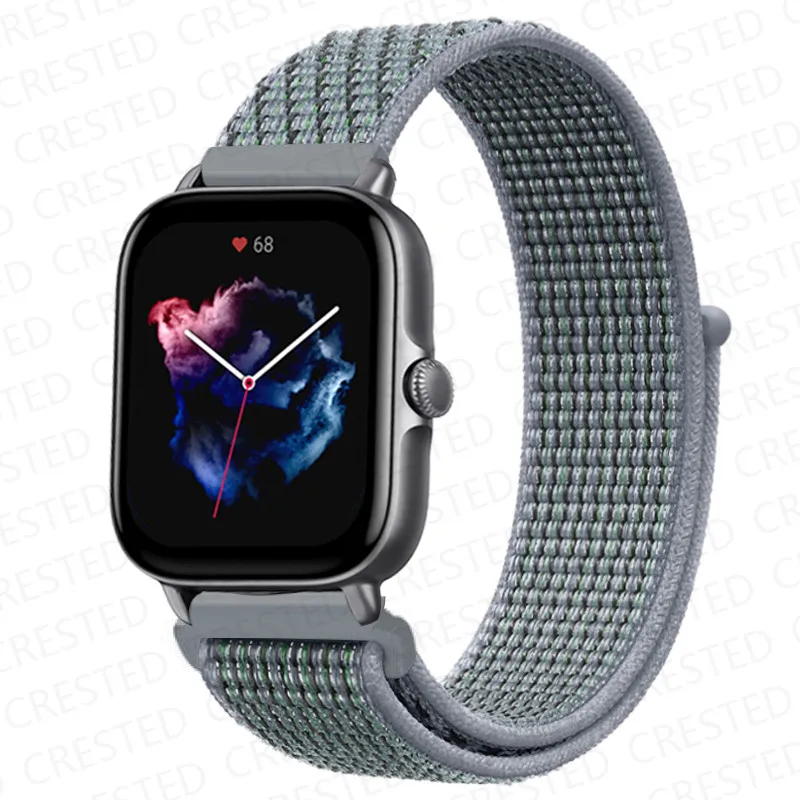 Nylon Sport Watch Band Bracelet - 20mm/22mm Adjustable Strap
