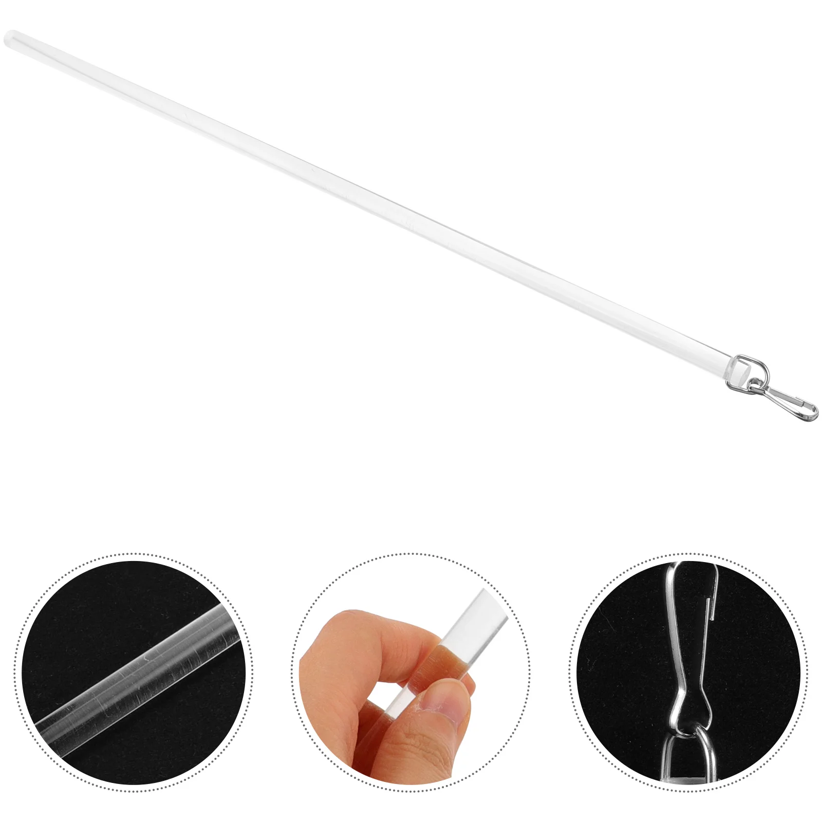 

Curtain Pull Wand with Snap Drapery Pull Rod Curtain Pull Wand Curtain Accessory