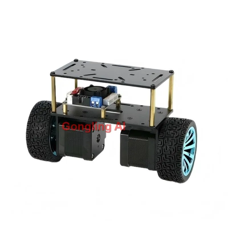 42 스테퍼 모터 2WD 휠 밸런싱 트롤리 자가 균형 로봇 자동차, 운전자 로봇 DIY 키트, PID 매개변수 조정 LQR 지원