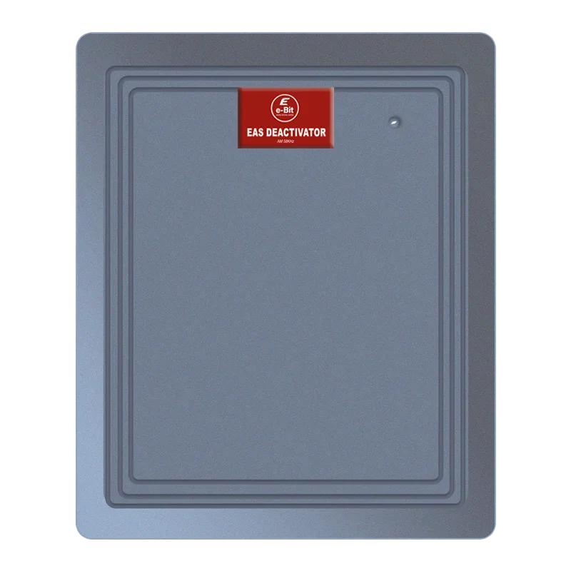 Dark Grey ABS material AC220V 50Hz Audible and visual anti-theft alarm EAS system AM 58KHz Intergrated soft label Deactivator