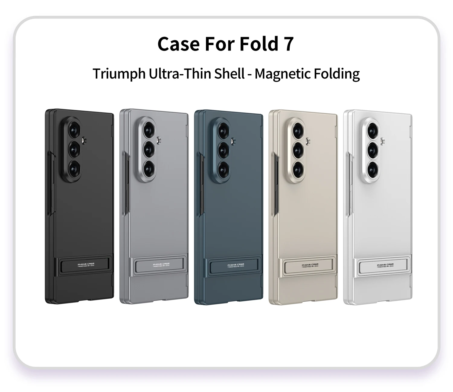 Magnetic All-included Hinge Case For Samsung Galaxy Z Fold 7 Shockproof Armor Pl