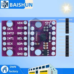 Advanced 6 - Axis IMU Breakout Board with Accelerometer, Gyroscope & Temperature Sensor - 15pcs (6 - Axis)