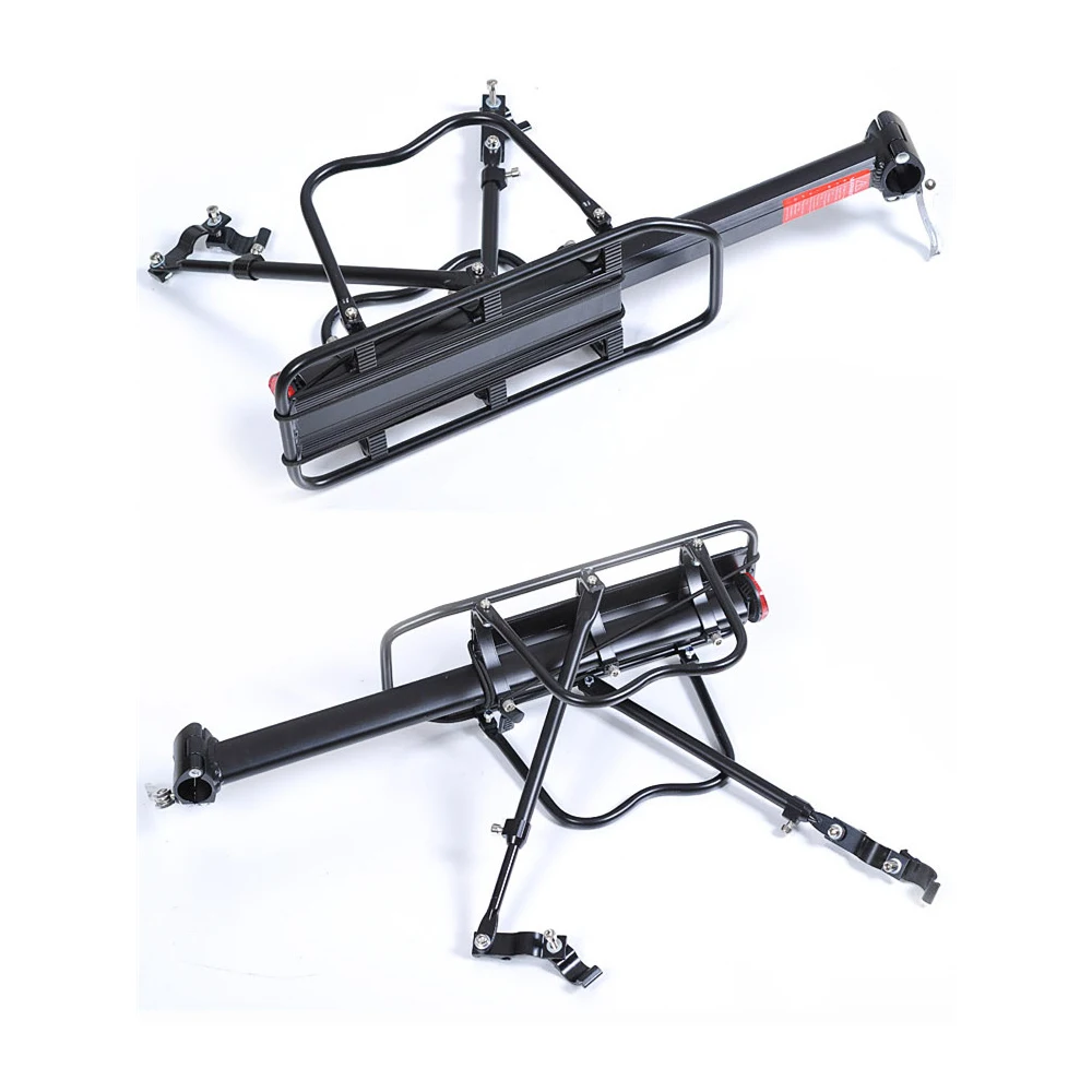 Description Picture 6 of itemOutdoor Equipment Bicycle Back Seat Luggage Carrier Cargo Rear Rack Shelf Cycling Bag Stand Holder Trunk Alloy Tailstock Holder