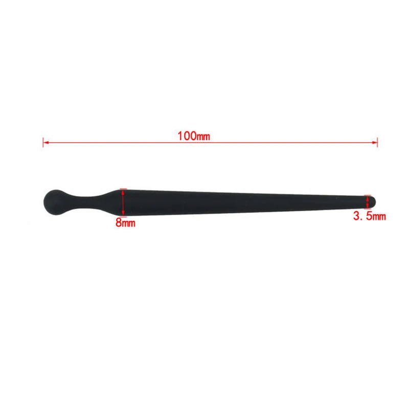 New Design Clear Beginner's Silicone Urethral Sound Penis Stretching Sex Toys Catheters Tube Penis Plug , Sex toys for men.