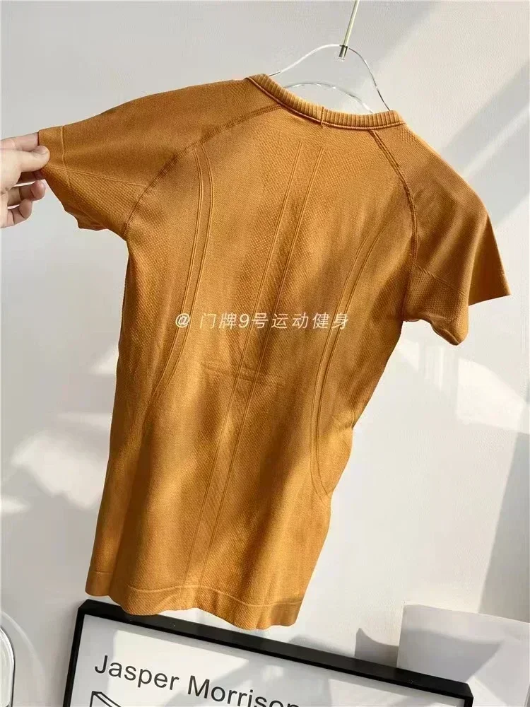 Lemon Women Swiftly Tech 1.0 Seamless Yoga T-Shirts Summer Breathable Sports Tee Fitness Blouse Workout Short Sleeve Crop Top 6