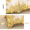 Creative European-style castle tissue holder storage box retro acrylic paper box high-end cafe home kitchen fashion paper box 6