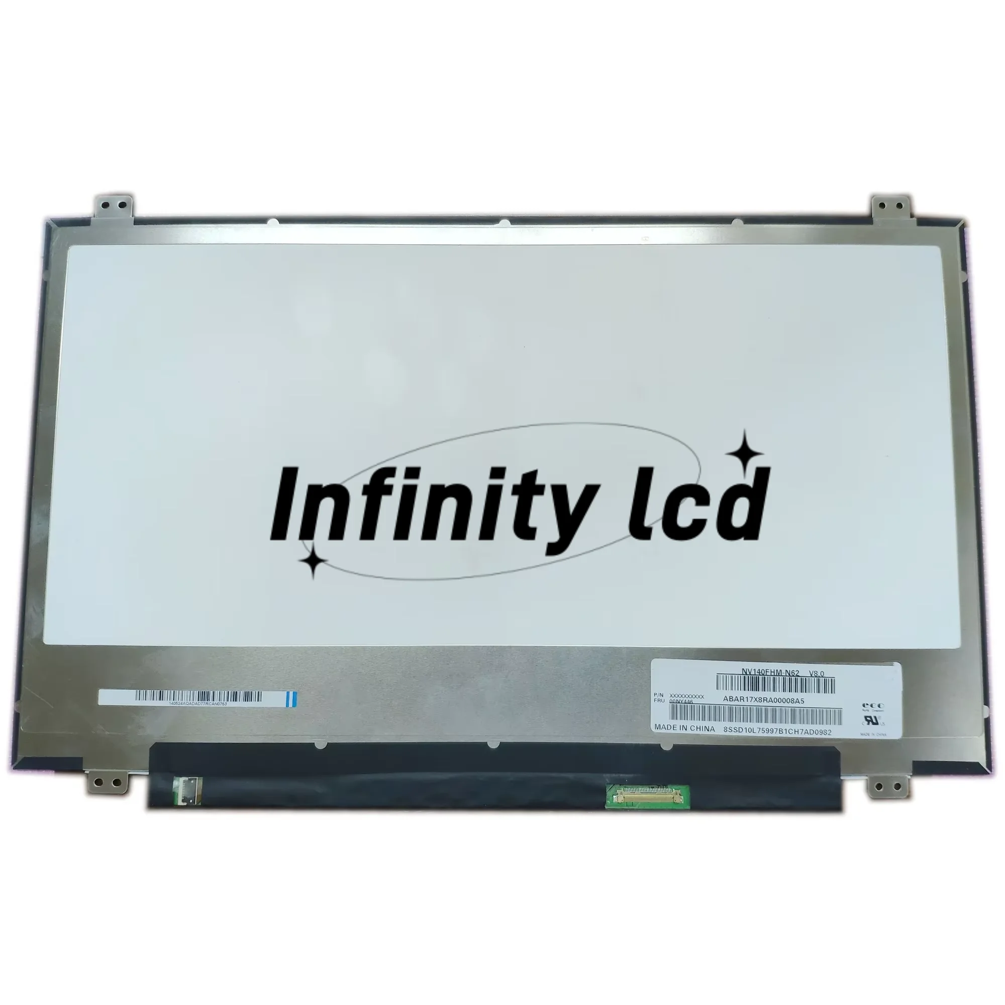 NV140FHM-N62 00NY446 원래 노트북 LCD 화면 LED 14.0 인치 디스플레이 패널 1920x1080 FHD IPS 30 핀 EDP