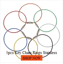 1pc praktische elastische versenkbare Kunststoffs eil Schlüssel ring Sicherheits ausrüstung Werkzeuge Outdoor-Camping Anti-Lost Telefon Feder Schlüssel bund – Detail 8