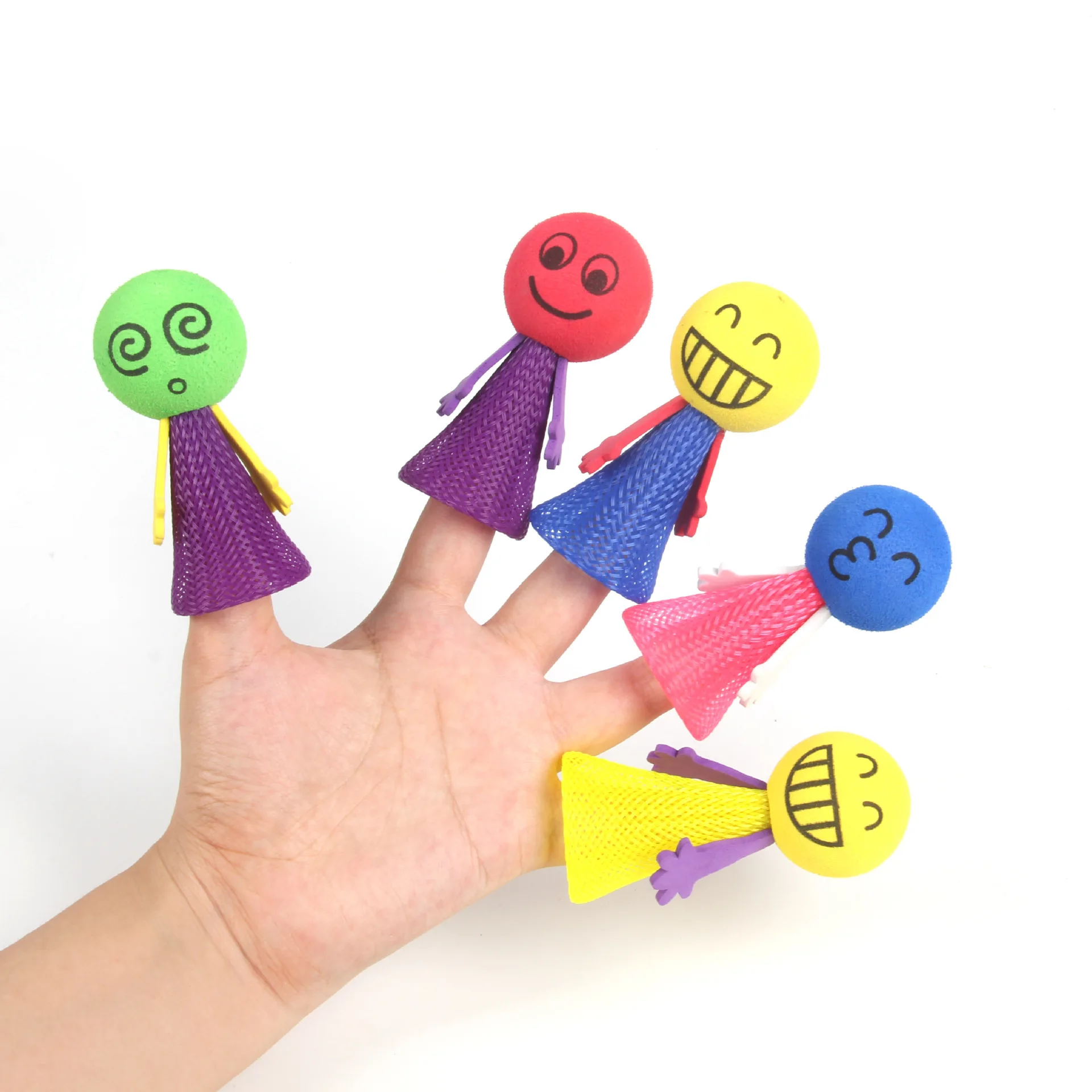 5/10/20pcs Cute expression bouncing doll prank decompression cartoon creative bouncing elf children's adult party Party Favors