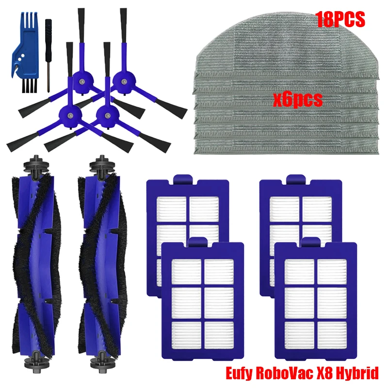 eufy Robovac X8 Hybrid ロボット掃除機　交換部品セット Amazon | Eufy RoboVac X8 / X8 Hybrid 交換用パーツキット