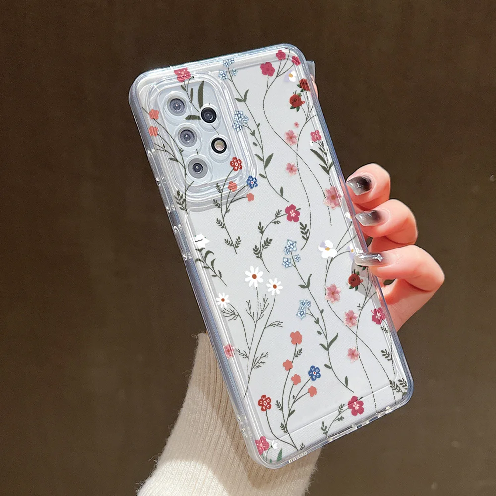 Elegant Flower Clear Protective Case