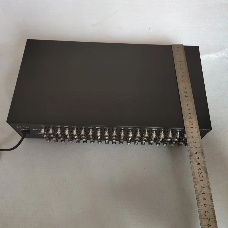 BNC Video Distributor 16 In 64 Out Composite Amplifier 16CH To 64CH Splitter For CCTV Security Camera DVR System