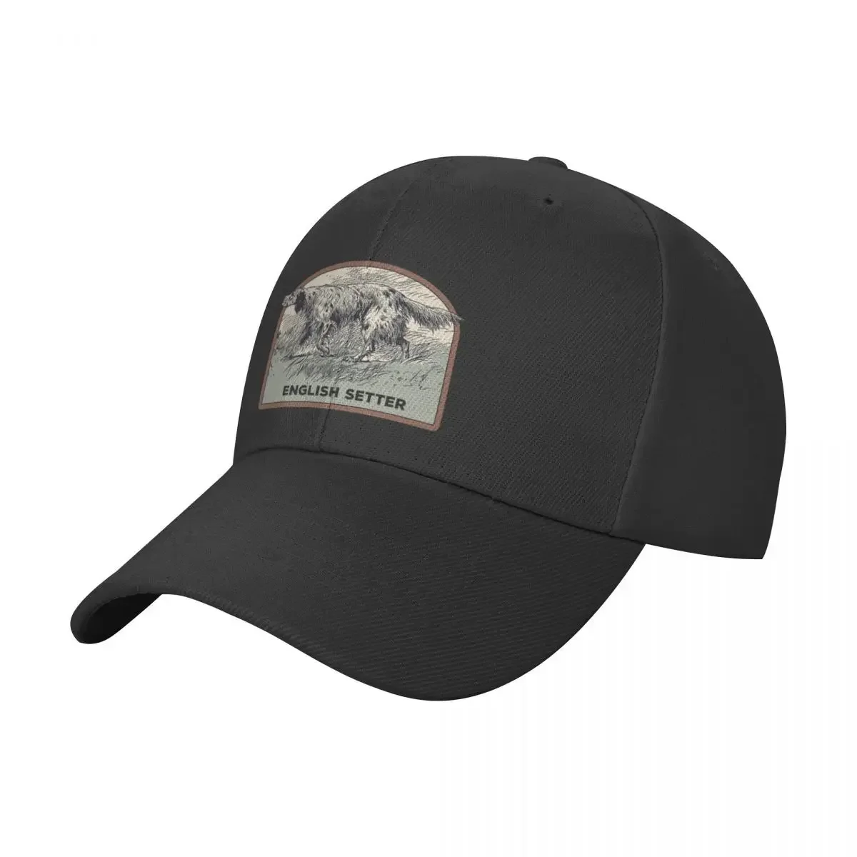 Dog English Setter illustration Baseball Cap Beach Outing Big Size Hat Anime Trucker Hat Woman Men's