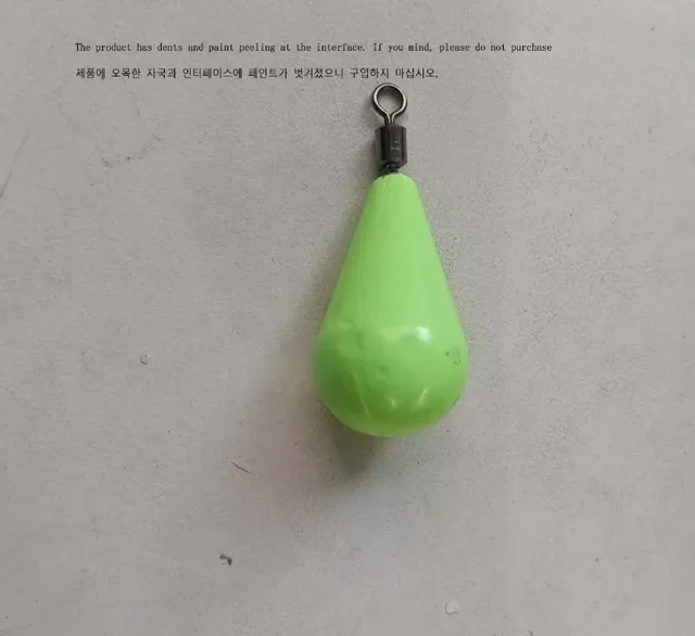 Newup Luminous Fishing Sinkers Weight Sinker Ball Worm Flipping Weights for Bass Texas Carolina Rigs Tackle 6
