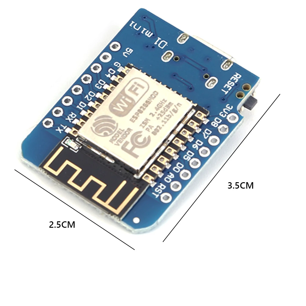 12-1PC ESP8266 ESP-12F D1 미니 WIFI 개발 보드 CH340 모듈 타입-C USB 미니 NodeMCU Lua 로트 보드 핀 포함 아두이노용